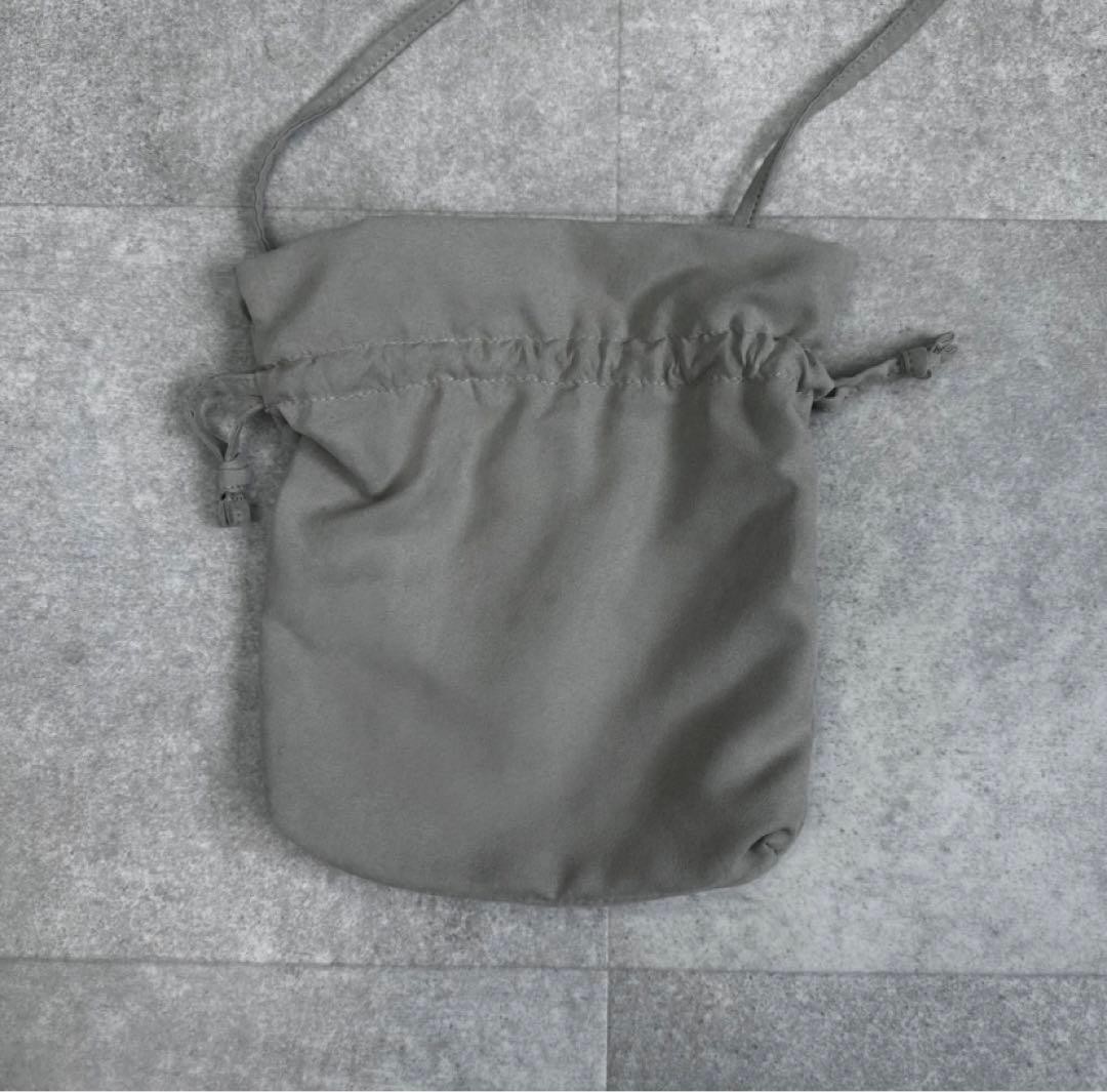 JunRed Grey Polyester Drawstring Bag, Minimalist,… - image 2