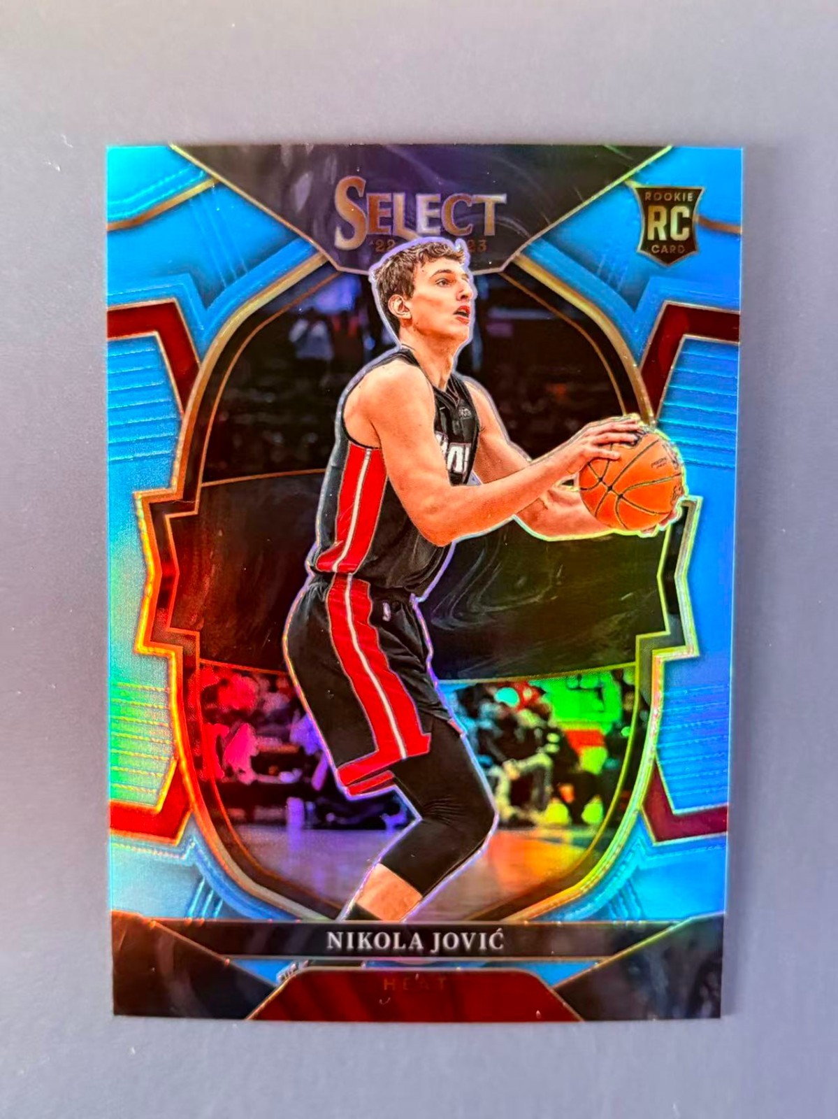 Nikola Jovic 2022-23 Panini Select Concourse Light Blue Prizm /299 RC #91