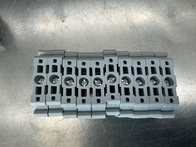 (10) Phoenix Contact Type E/NS 35 N End Bracket
