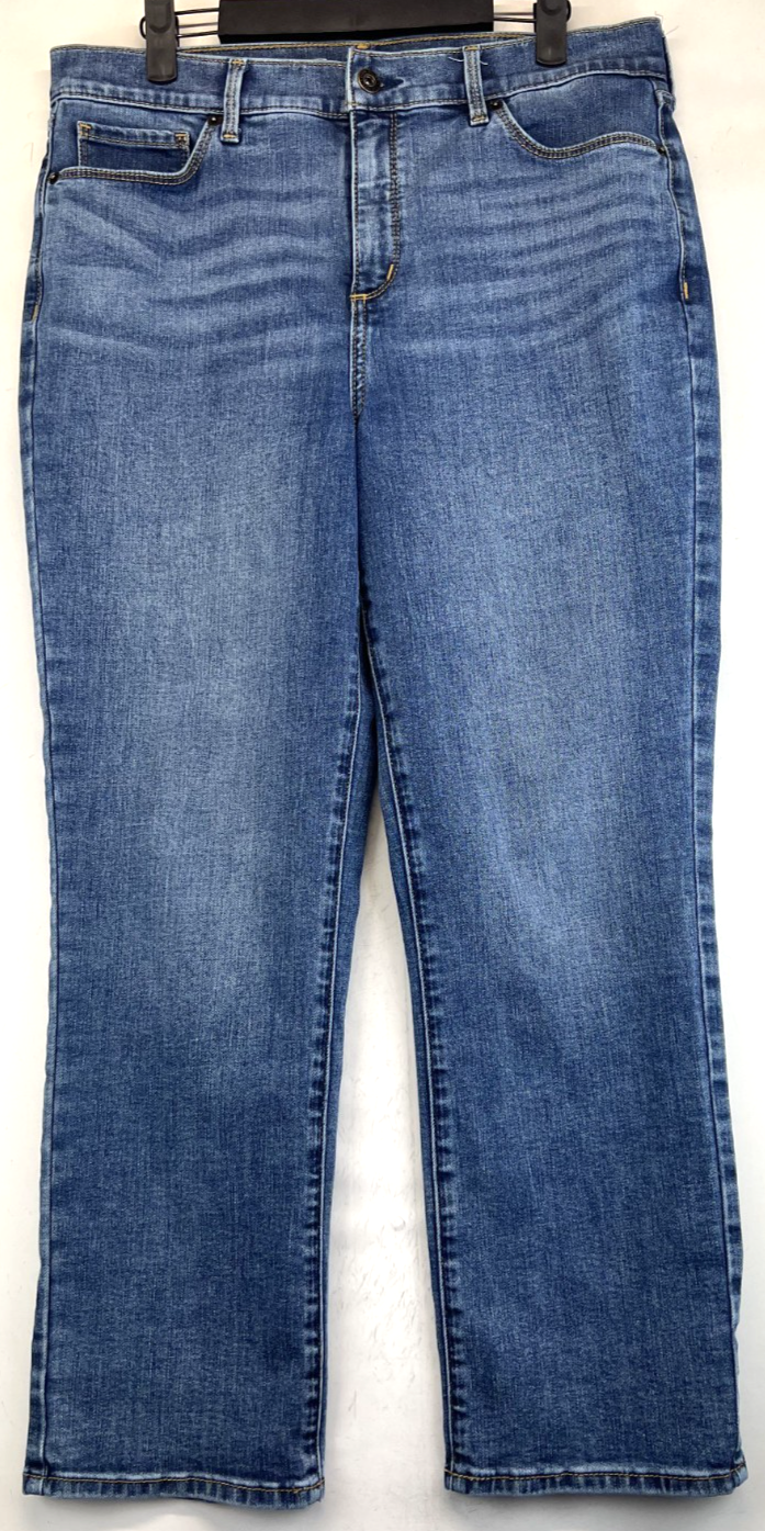 Eddie Bauer Jeans - Womens Size 10 - Blue - Voyager High Rise Crop (4660)