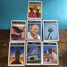 where in the world is Carmen Sandiego card Lot Ghandi Liberty Paris NYC +