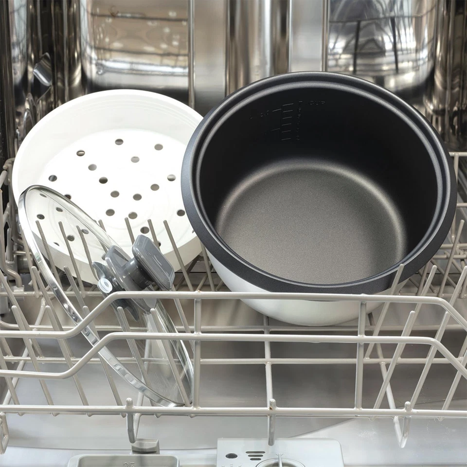 Russell Hobbs Medium Rice Cooker & Steamer, Cooks up to 6 Portions - 27030 - Image 3 of 4