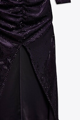 ZARA PURPLE SHIMMERY VELVET DRESS HIGH NECK LONG SLEEVE XS FESTIVE DAYS 0387/201 | eBay ZARA PURPLE SHIMMERY VELVET DRESS HIGH NECK LONG SLEEVE XS FESTIVE DAYS 0387/201 | eBay