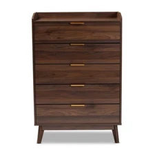 Baxton Studio Lena 5-Drawer Dresser: Part 2