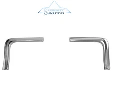 1966 Impala Grille Headlight Eyebrow Molding Pair Right & Left Polished Aluminum