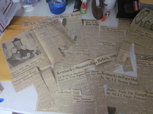 ENORME LOTE DE PERIÓDICOS KENTUCKY WILDCATS RUPP RILEY DAMPIER 1951-1966 Nº 1 - Imagen 1 de 11