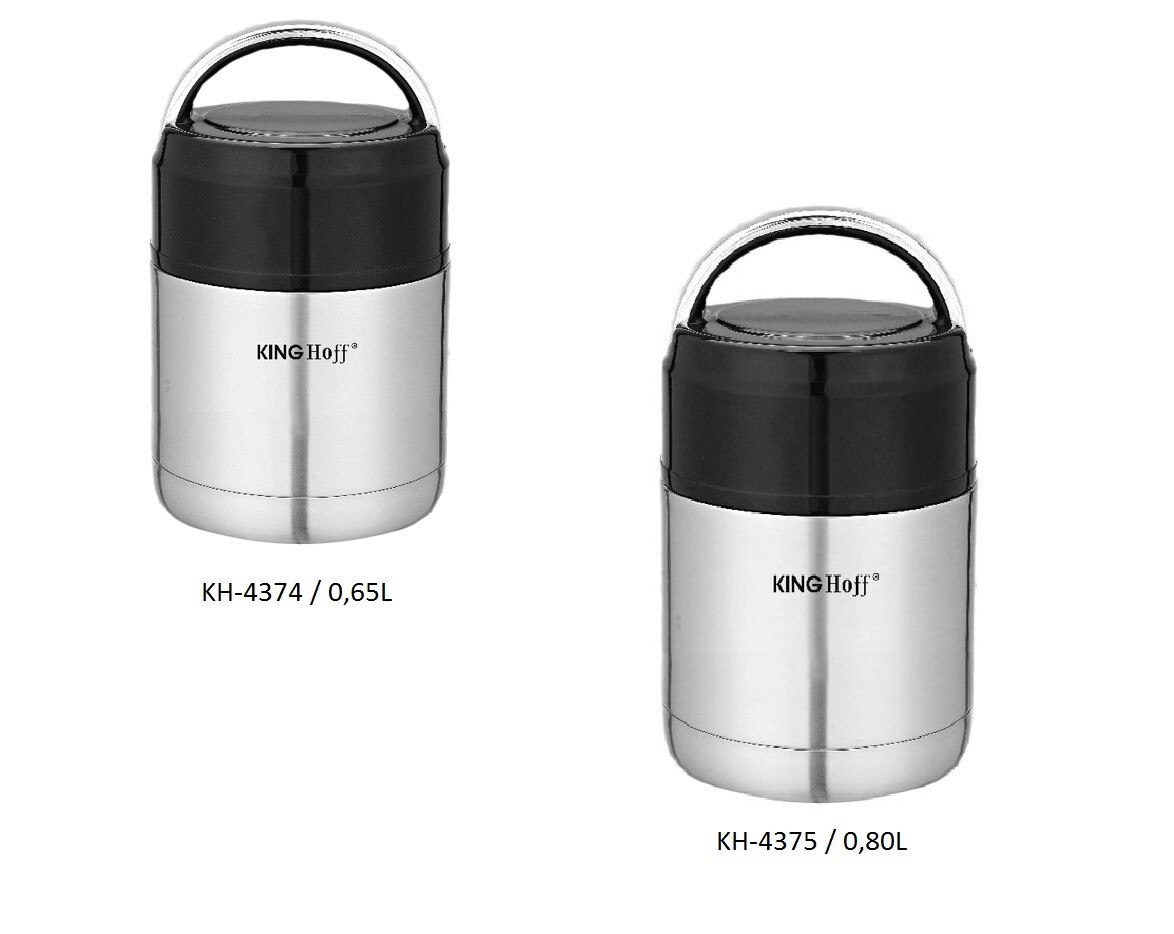 Edelstahl-Thermoskanne,Breite Öffnung,Robust,Gute Isolierung,Für Suppen,Eintöpfe