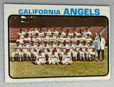 1973 Topps California Angels #243 Team Card EX (see other teams)