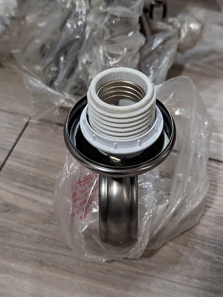 Lámpara de techo Sea Gull Rialto 5 luces 26" níquel cepillado 31361-829 Foto 4 de 4