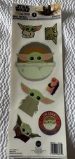 Star Wars Mandalorian- GROGU Child Baby Yoda 7 pc Wall Decals Removable Stickers