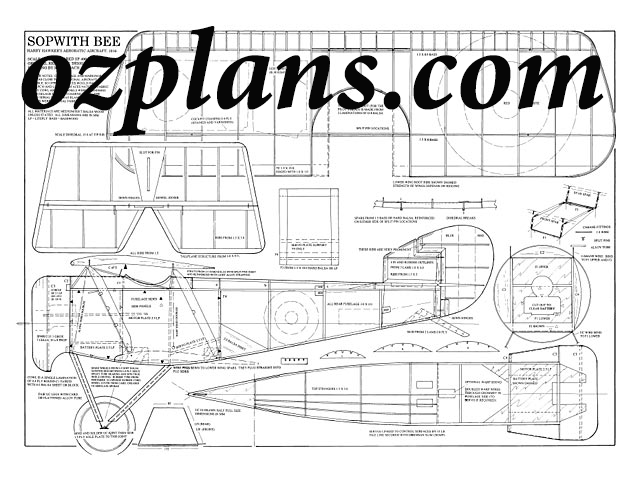 Electric Sopwith Bee Biplane 27