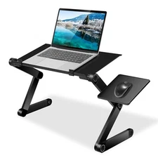 360° Adjustable Foldable Laptop Table Stand Lazy Sofa Lap Bed Desk Breathe Tray