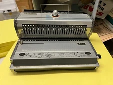 Akiles AWM-E21 WireMac E21 Heavy-Duty Twin Loop Wire Binding Machine; 6125940