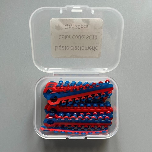 1Box/320pcs Dental Ligature Ties Orthodontic Elastic Rubber Bands Blue&Red - Picture 4 of 7