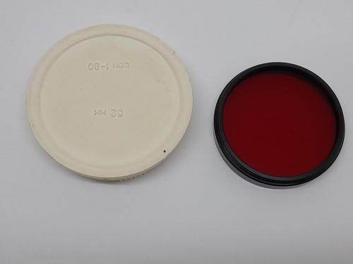 GENUINE 52mm VERY CLEAN RED FILTER IN ITS CASE FOR THE 2/58 44M-4 HELIOS LENS - Picture 7 of 7