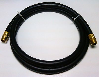 25' Dayco Fuel Transfer Pump / Tank Hose 500 PSI 3 Year Warranty 3/4 Brass MPT
