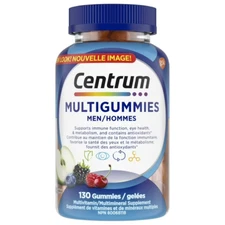 Centrum MultiGummies Men Multivitamin Supplement Gummies, 130 Count,