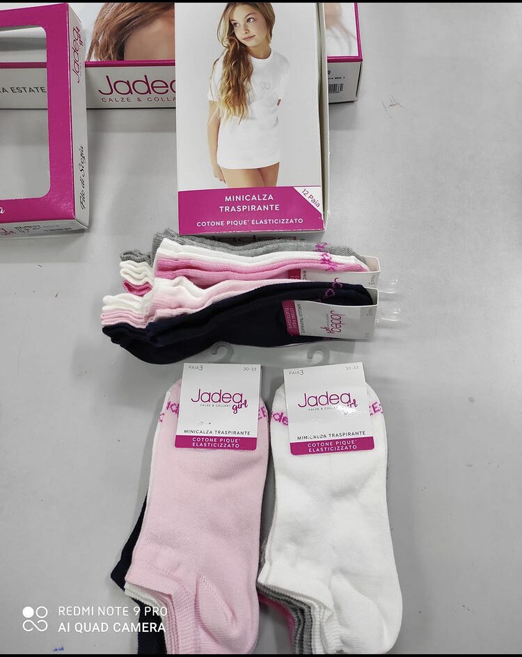 PAIA FANTASMINI MINICALZA BAMBINA JADEA COTONE PIQUÈ