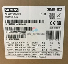 1PC SIEMENS V90 5KW Servo Motor 1FL6094-1AC61-2AH1 NEW