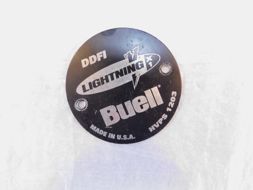 1999 & 2000 Buell X1 Lightning Right Engine Motor Timing Timer Ignition Cover - Picture 6 of 7