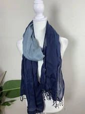 Womens Multicolored Rectangle Scarf