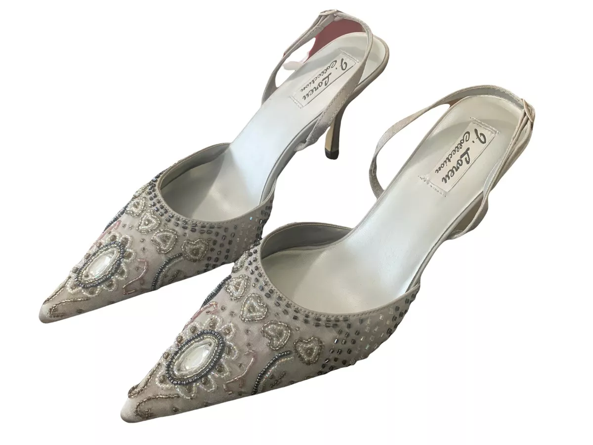 Very top silver heels