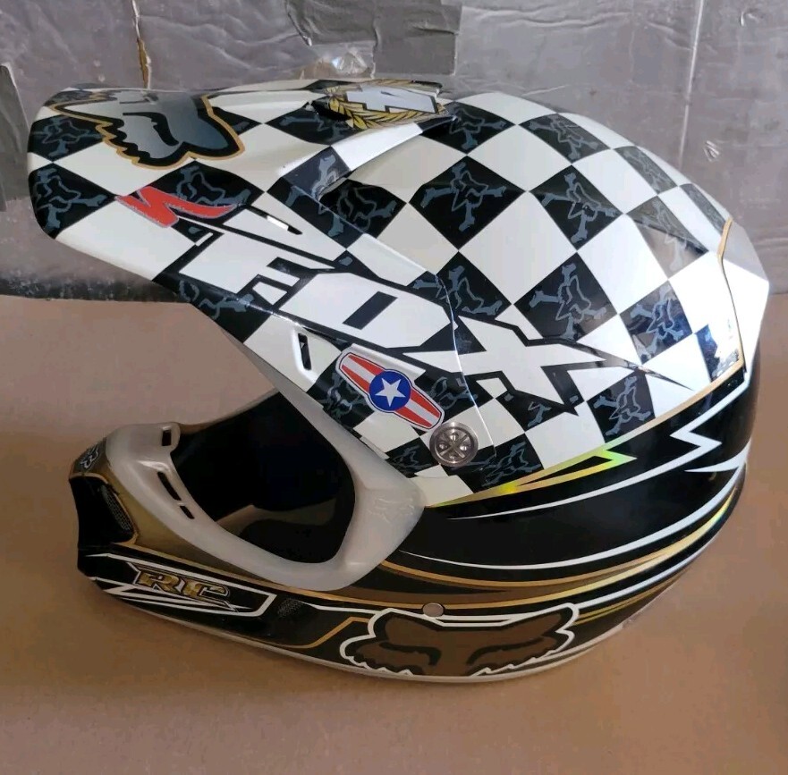Ricky Carmichael 150th Win Tribute V3 Fox Racing Helmet