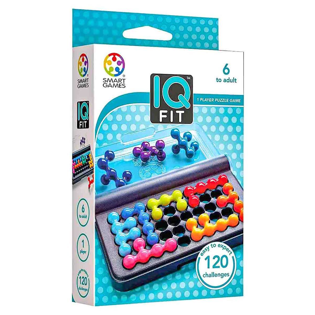その他 IQ Fit by SmartGames Smart Games IQ Fit 12 Pcs Teaser Puzzle Board Game 1 Player