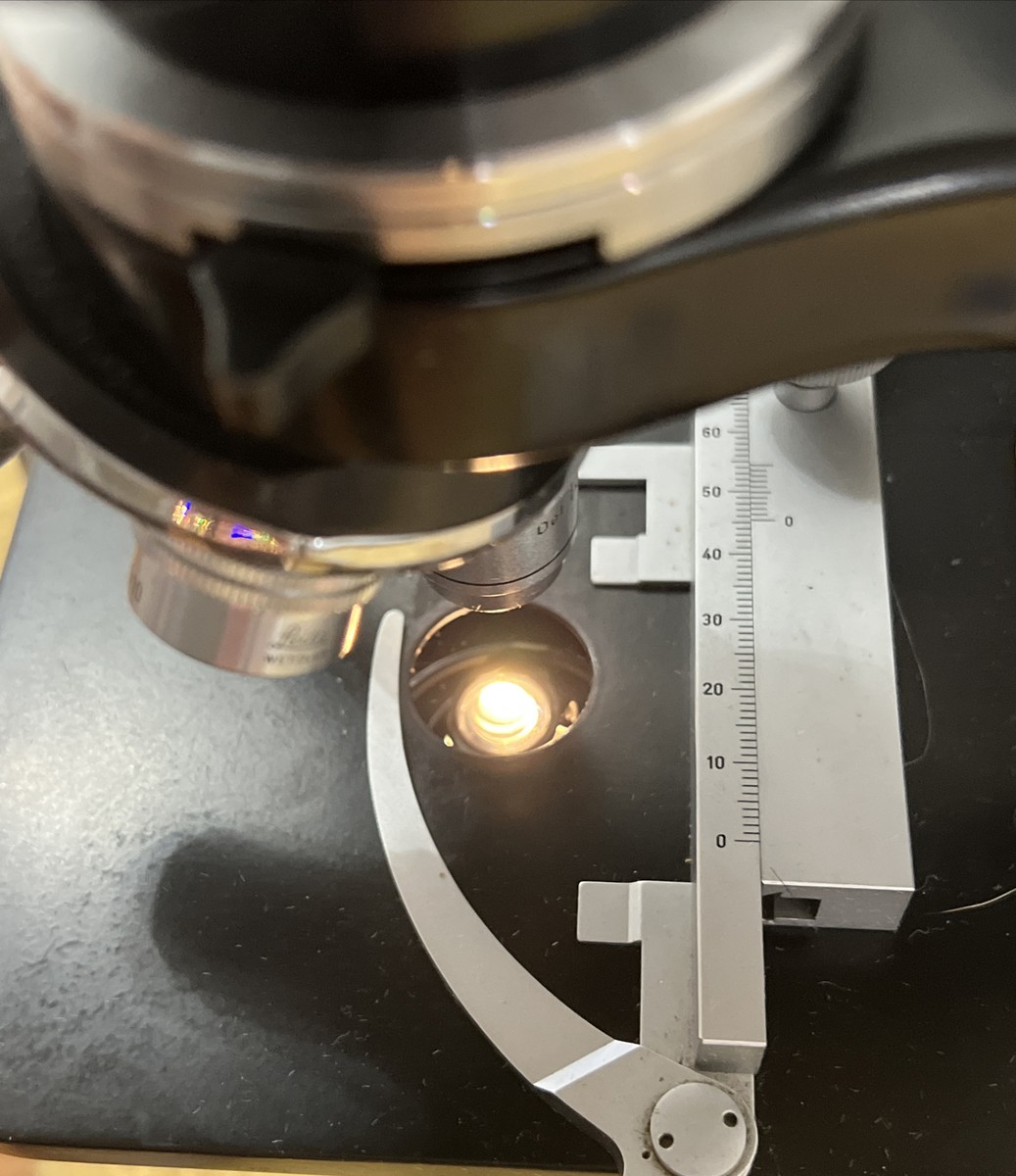 Ernst Leitz Wetzlar GmbH Microscope With case and extras | eBay