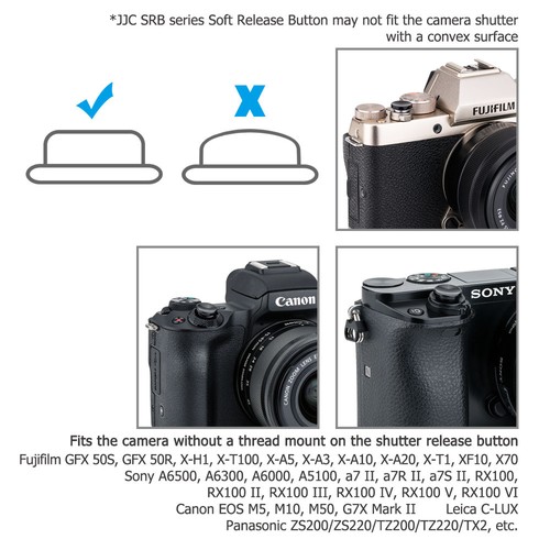 Soft Shutter Release Button for Sony A7 A7R A7S II A6500 A6400 A6300 RX100 VI V - Picture 8 of 10