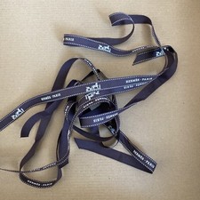 3 long over 90" brown hermes ribbons