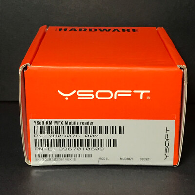 YSOFT KM MFX Mobile Reader Model MU03076 Connect 3D Printer Verification DC0921