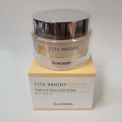 DR.HEDISON Vita White Cream - 50ml - Brightening, Hydrating, Even Skin Tone - K-