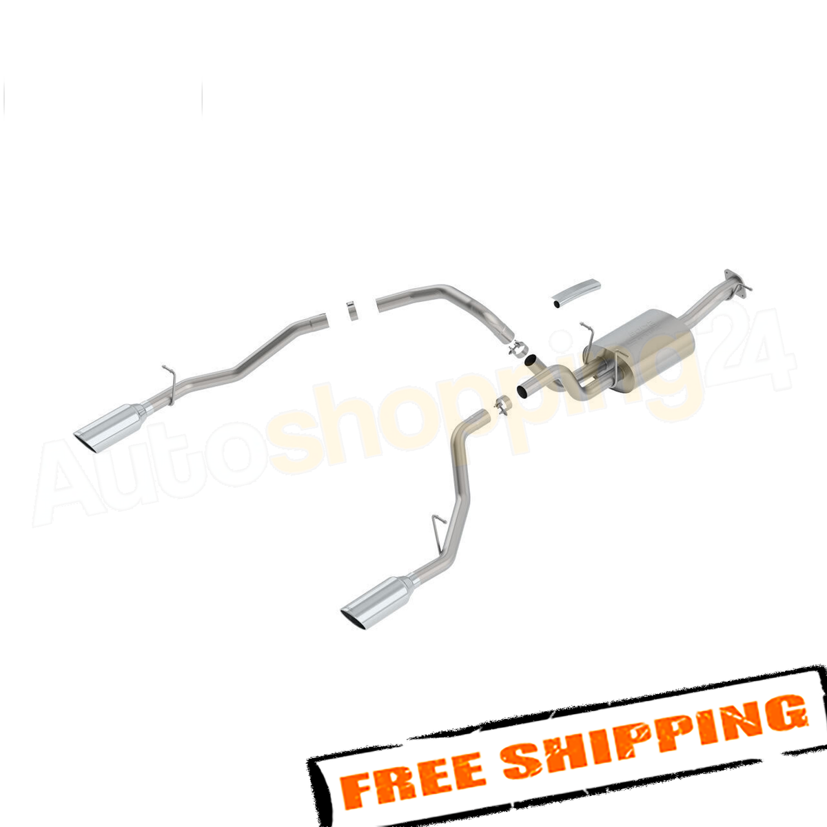 s☆s Borla 140752 S-Type Exhaust System for 2019-2023 Ram 1500 5.7L V8