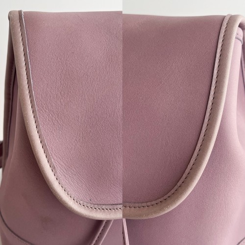 Vintage Coach Daypack 9960 Lavender Green Backpack Glove-Tanned Leather - Picture 10 of 24