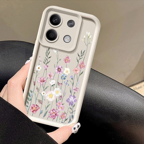 Flowers Silicone Case For Xiaomi Redmi Note 14 13 Pro Poco F6 Pro 14T 13T Cover - Picture 6 of 16