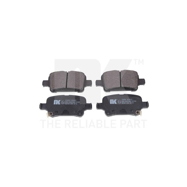 Bremsbelagsatz, Scheibenbremse NK 223654 FüR Opel Vauxhall Chevrolet-image
