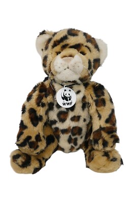 Build A Bear WWF World Wildlife Fund Leopard Plush Stuffed Animal
