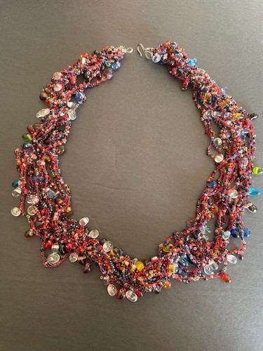 African Handmade Beaded Necklace  - Elegant, Ethnic, Exquisite  - Kenya