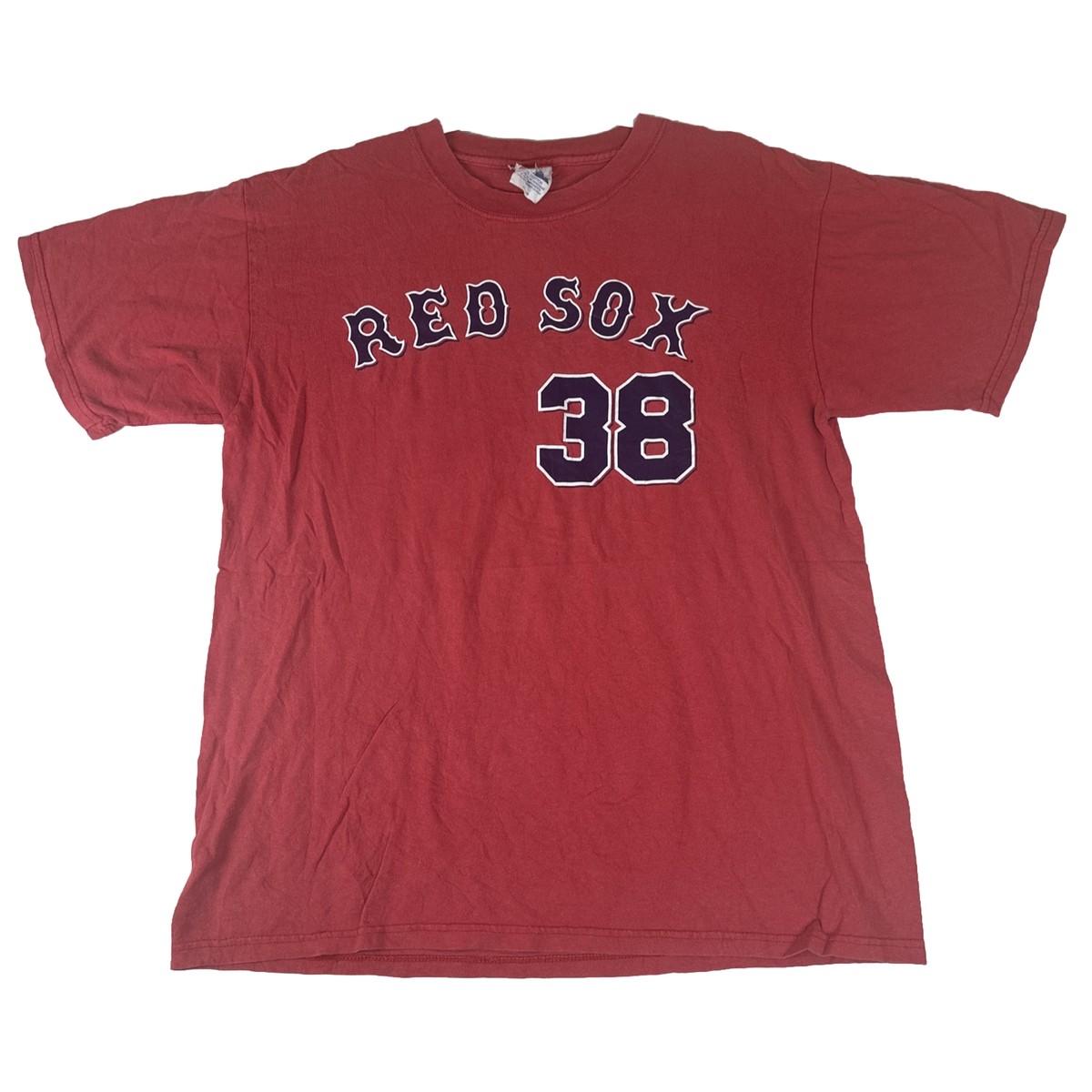 Vintage Majestic Curt Schilling Boston Red Sox Jersey T Shirt MLB