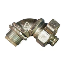 Appleton STB-90100L, Liquidtight Conduit Connector, 1 In 90D Insul W/Lug, 5 PC