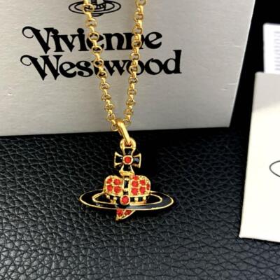 Vivienne Westwood Necklace Diamante Orb Gold IN BOX [EJ7712 | eBay