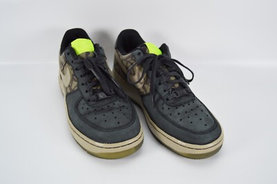 Nike Air Force 1 Liberty of London OG QS ''Sandtrap'' schwarze Turnschuhe UK Größe 5