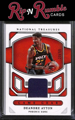 2022-23 Panini National Treasures Deandre Ayton Game Gear /99 #GG-SAP