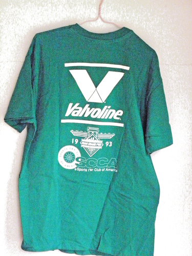 Vintage 1993 Valvoline T-Shirt Ruan Grand Prix Sports Car Club Of America Gr. LG NEU - Bild 3 von 7