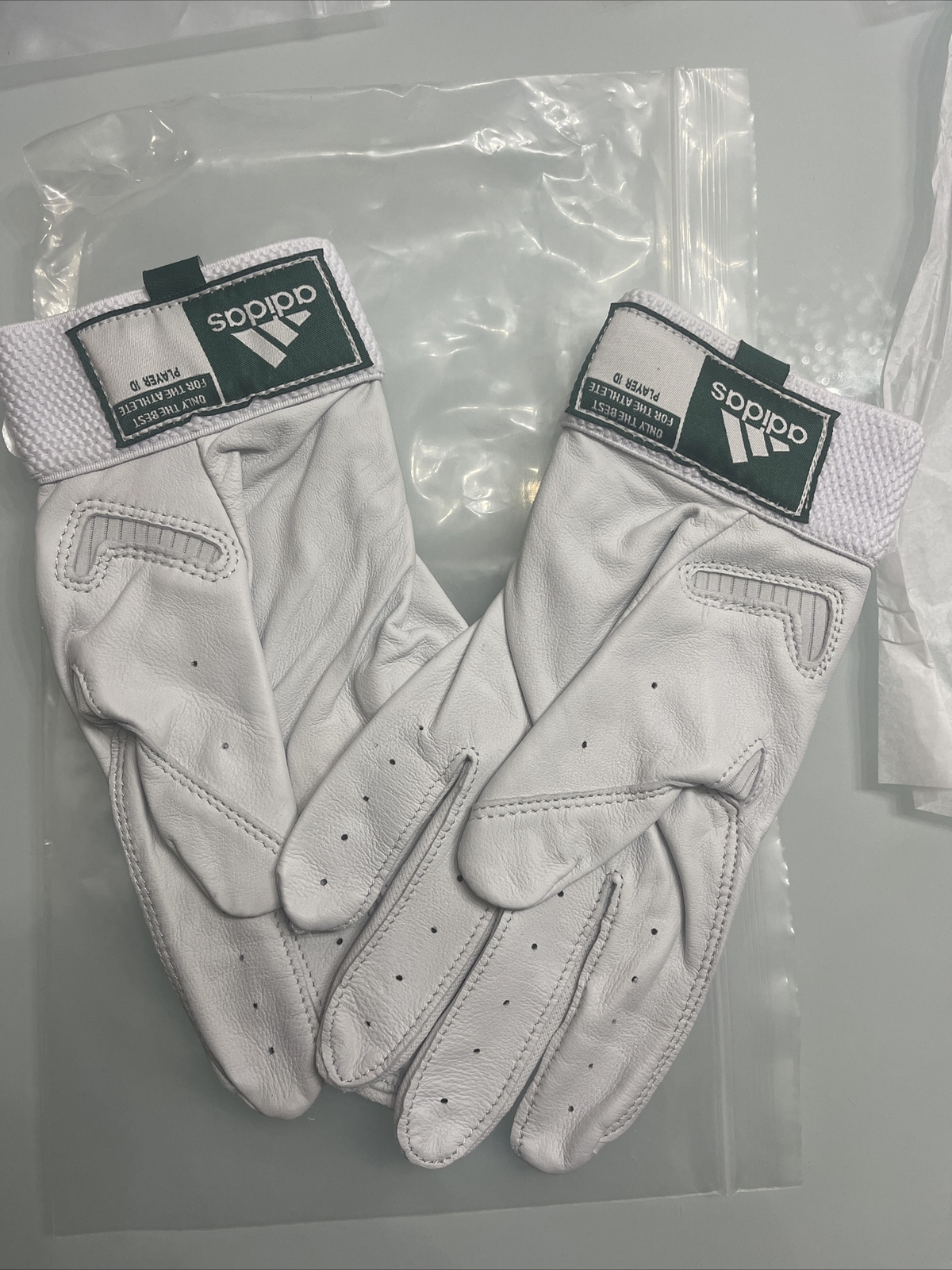 Adizero 4 ADB001  Baseball Gloves, Size L , Color : White/green