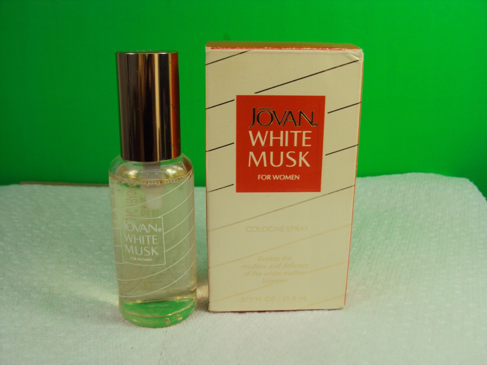 Jovan WHITE MUSK For Women Cologne Spray .875 oz / 25.9 ml NEW IN BOX