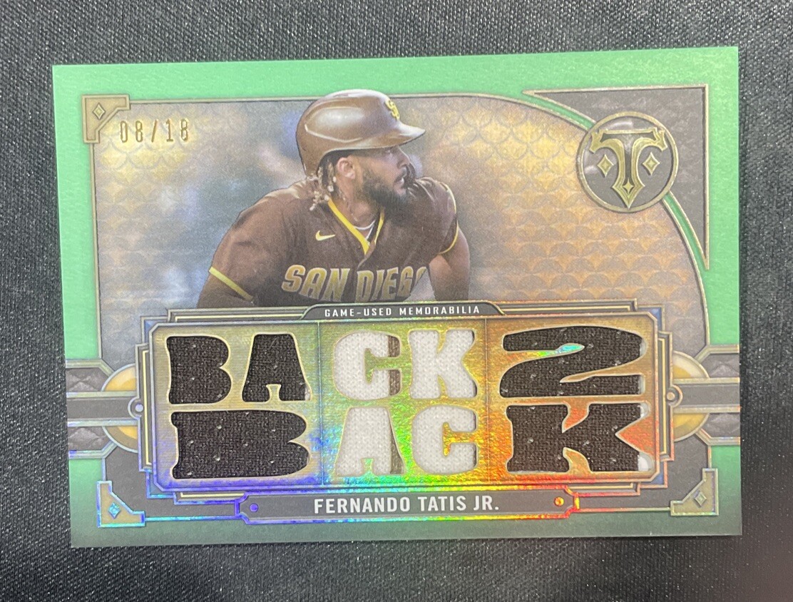 Fernando Tatis Jr. 2022 Topps Triple Threads #TTR-FTJ 08/18 | eBay