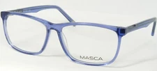 NEW MASCA MA 2570 TRANSPARENT BLUE EYEGLASSES GLASSES FRAME MA2570 54-16-135mm