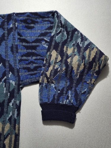 Neiman Marcus 100% Merino Wool Pullover Sweater Crew Neck Size XL Vintage Unique - Picture 9 of 16